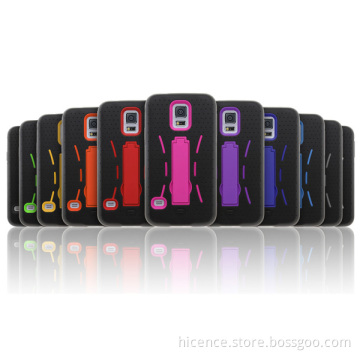 PC Silicone Kickstand Case for Samsung Galaxy S5